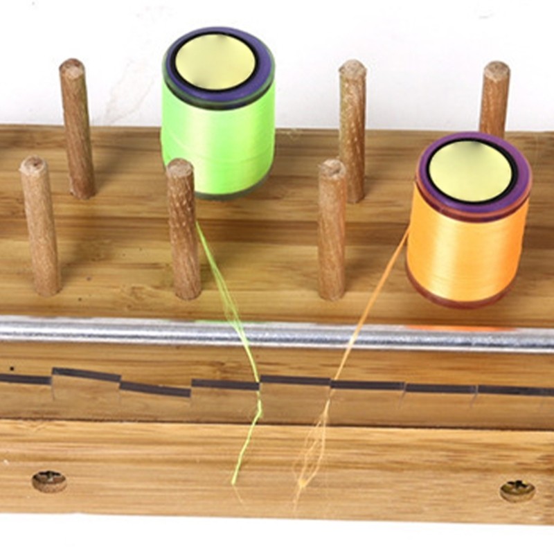 Fly Tying Station With 12 Removable Dowels And Line Management System