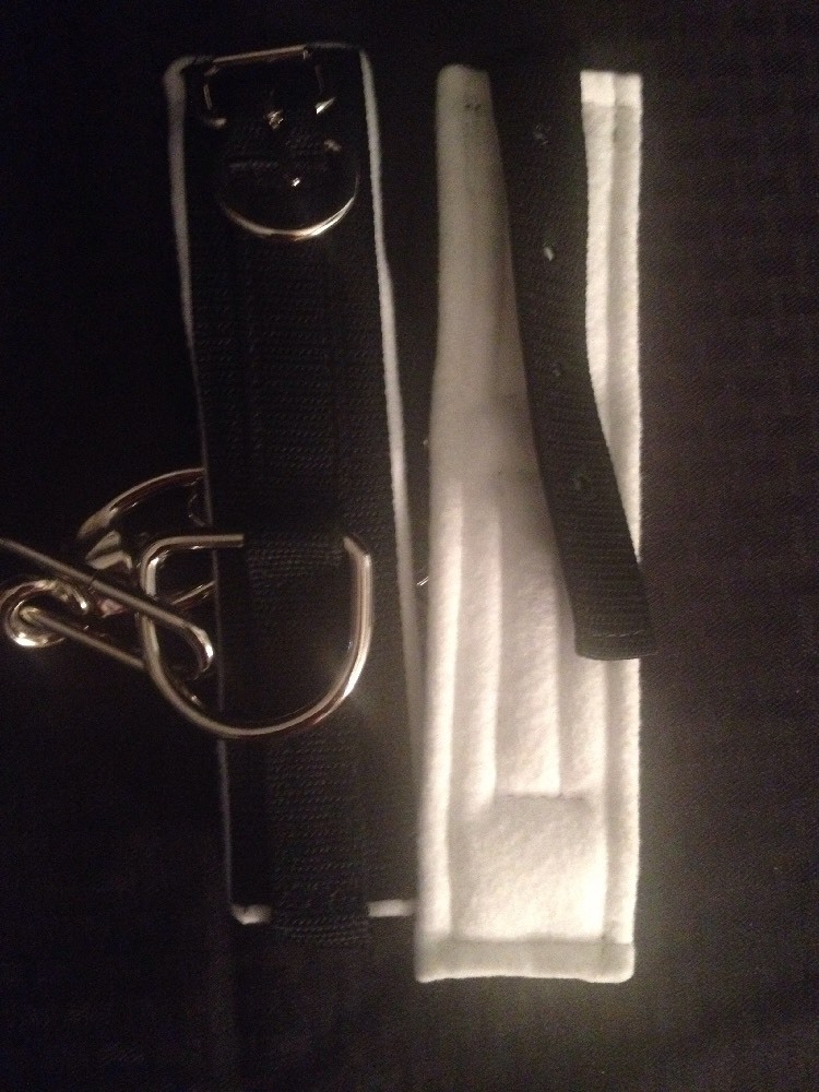 NEW Felt Lined Nylon Animal Hobble Chain Pair 2" Wide