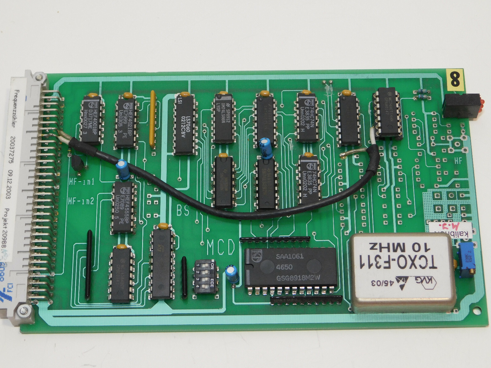 MCD Elektronik 010990 Frequency Counter Card / Board