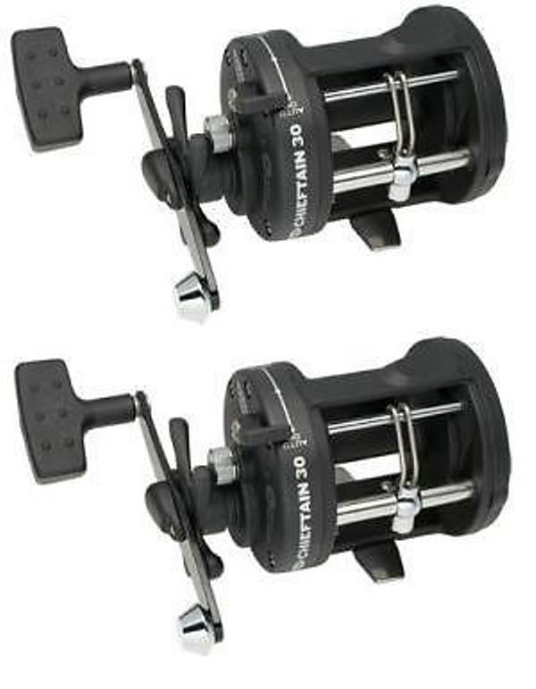 2 X  SEA FISHING MULTIPLIER REEL FLADEN 30  BRAND NEW