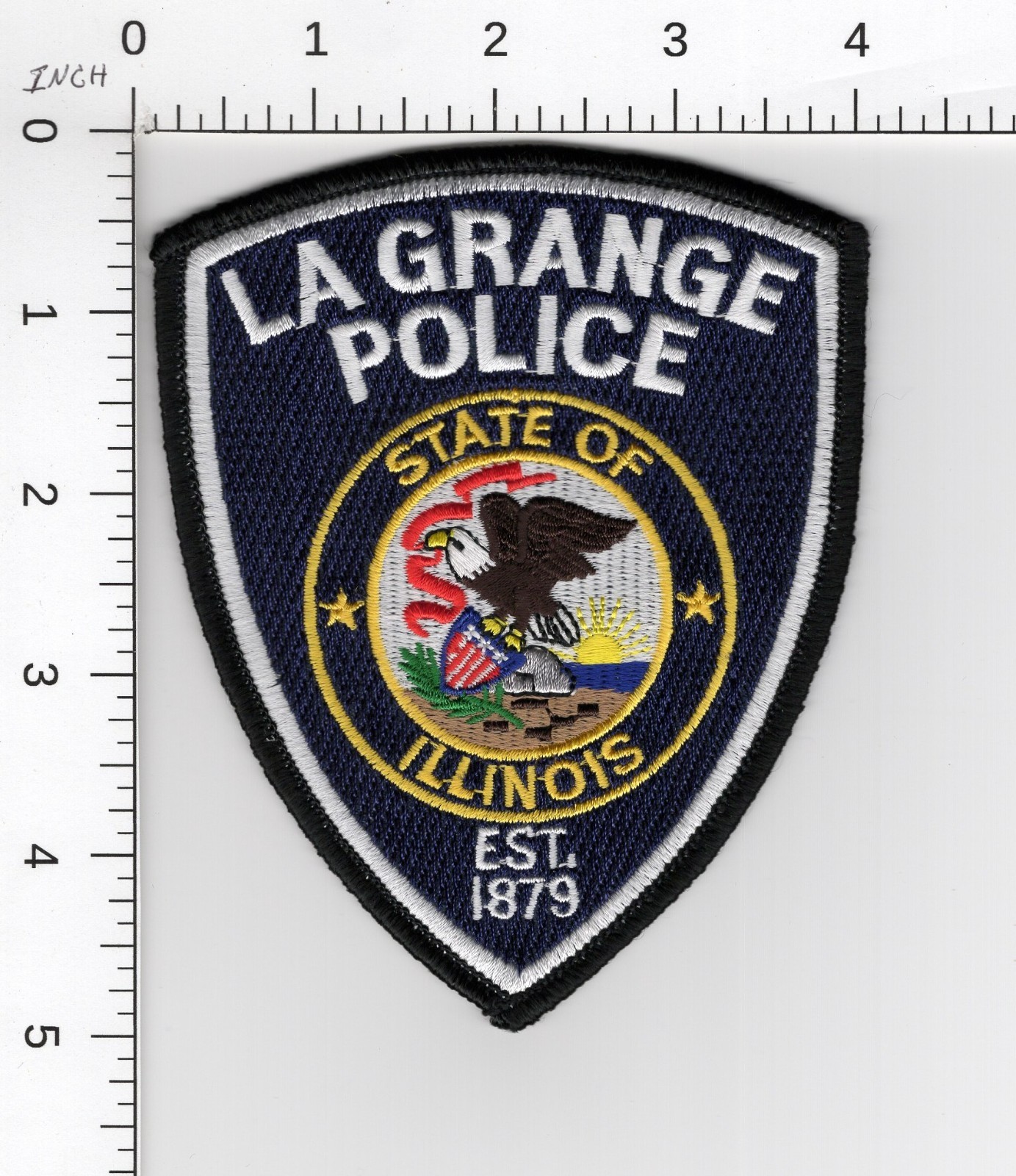 LA GRANGE POLICE (( PATROL COLOR VERSION )) COLLECTIBLE PATCH ILLINOIS