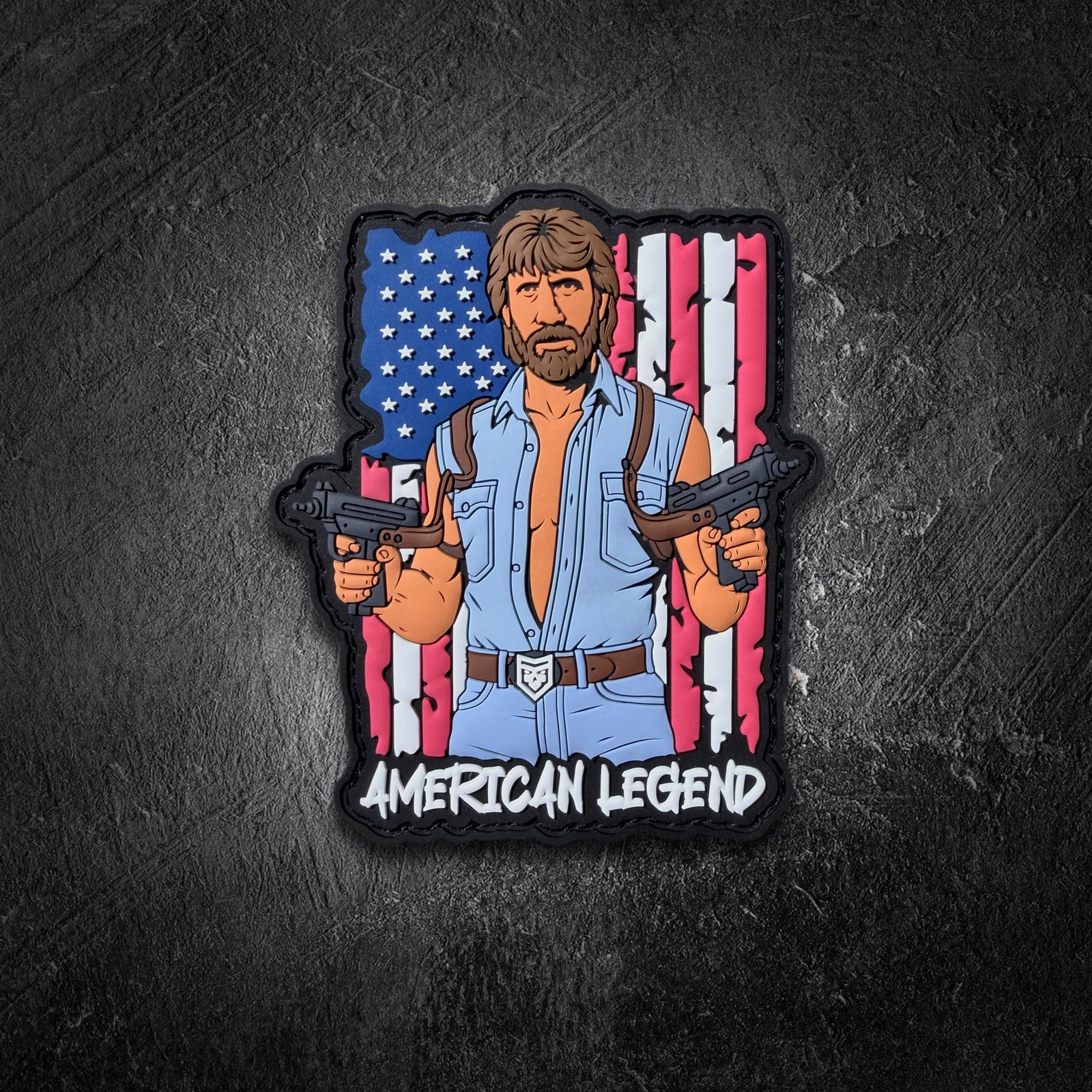 Chuck Norris: American Legend PVC Morale Patch
