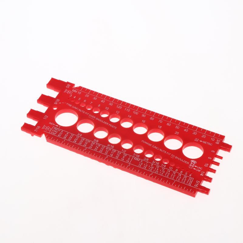 Multi Functional Inch Metric Quick Identification Nut Bolt Thread Check Gauge