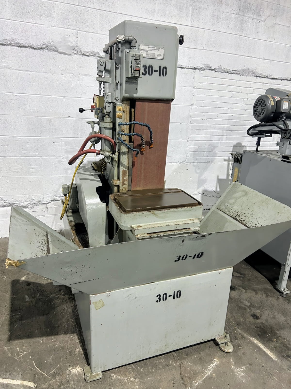 ENGELBERG / SUNSTRAND 9" BELT GRINDER - 10HP