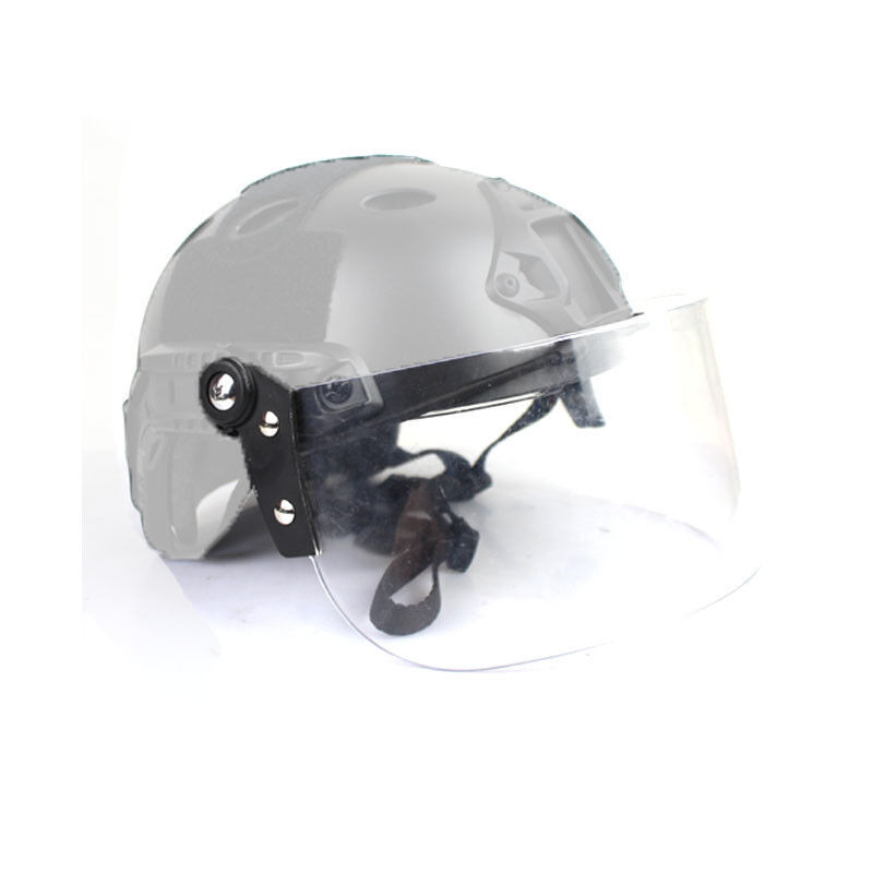 Tactical Helmet Visor Flip Up Face Shield Lens Mask for Mich/ FAST Helmet Guide