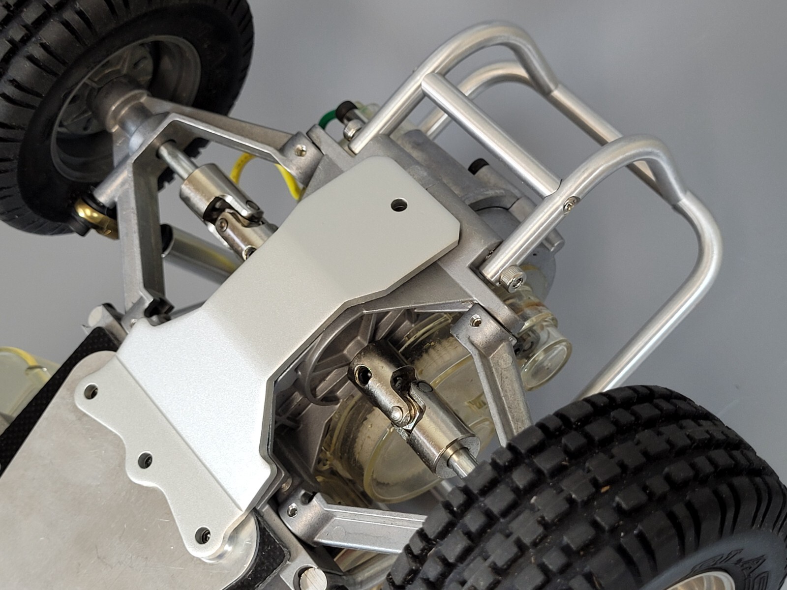 Tamiya R/C Aluminum Skid Chassis Rear Protect Plate 1/10 Sand Scorcher Buggy SRB