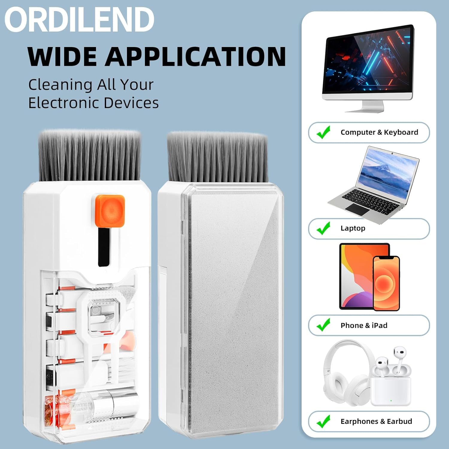 Kit Limpieza Teclado Laptop Herramienta Pantalla PC Multi Funcion