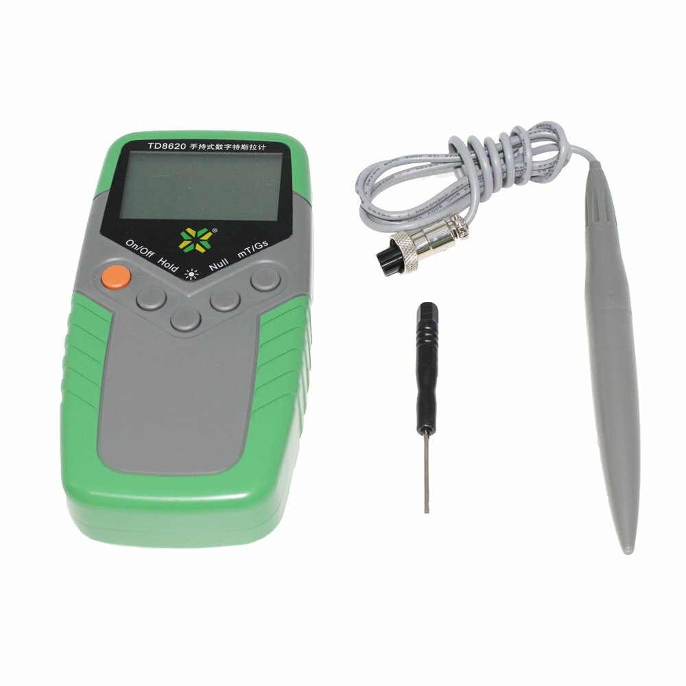 Gauss Meter Teslameter Permanent Magnet Surface Magnetic Field Tester 2% Class