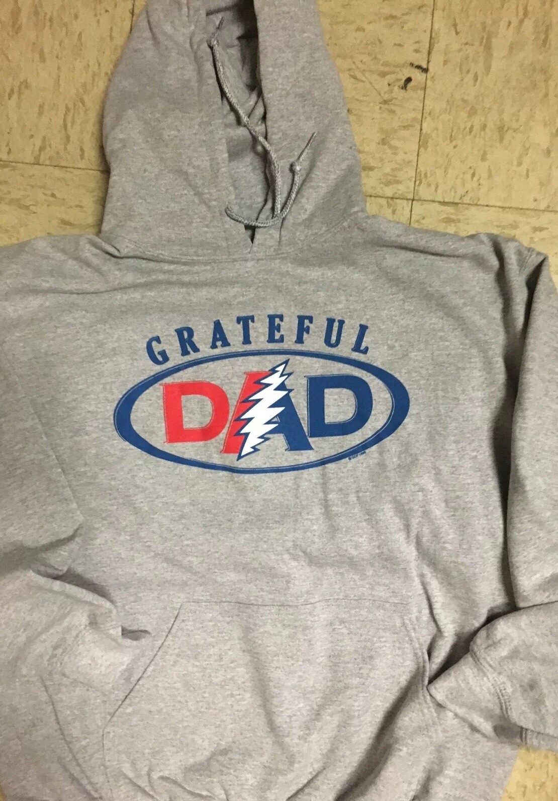 Grateful Dead Grateful Dad Hoodie size MEDIUM Father's Day or Bday sweatshirt