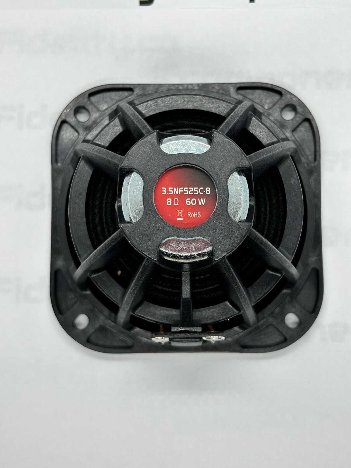 Miwell 3.5" midrange/fullrange speaker driver Paper Cone 8 Ohm 60W