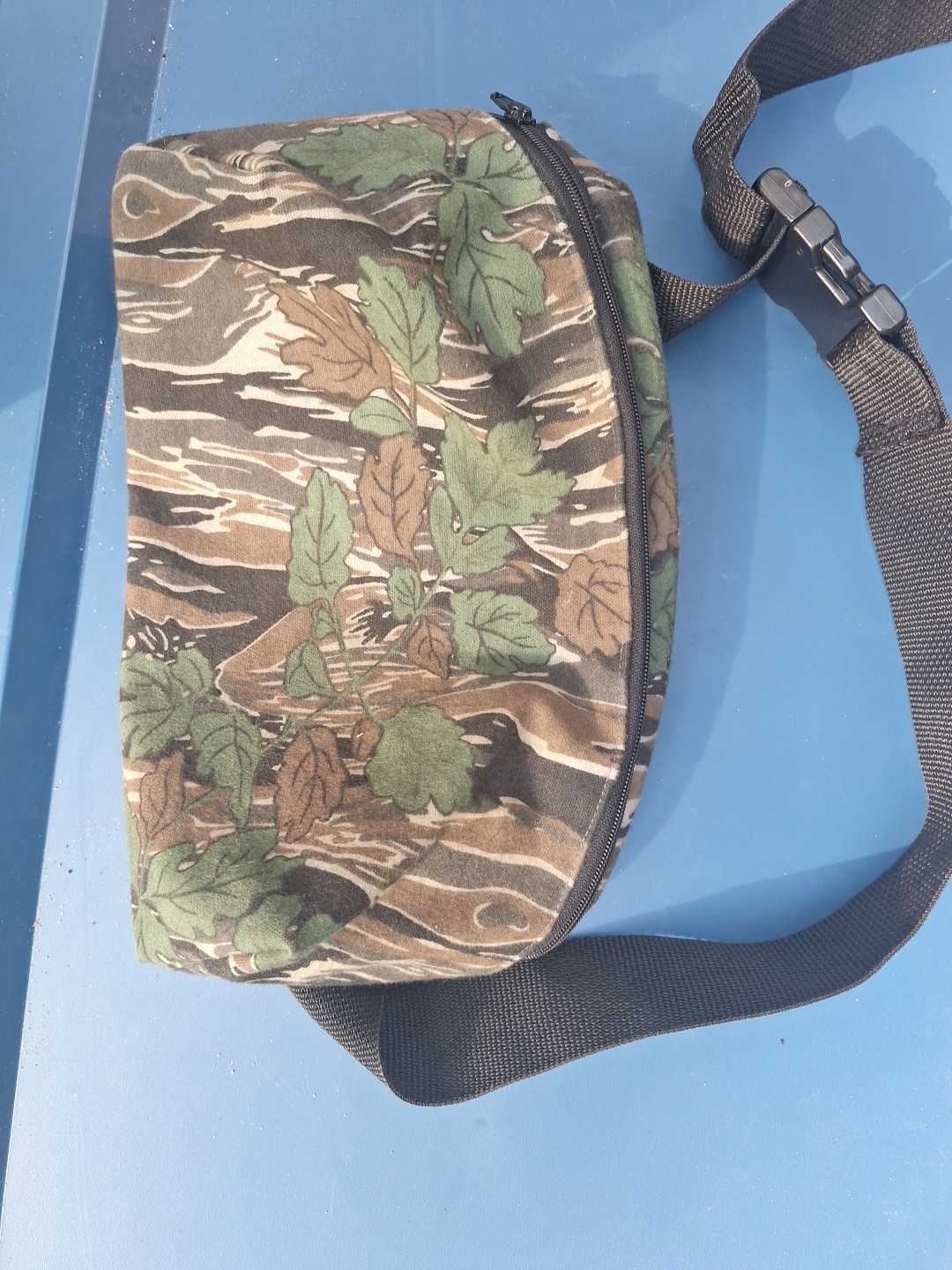 Vintage Extra Large Camo Fanny Pack Waist Made In USA Hunting Realtree
