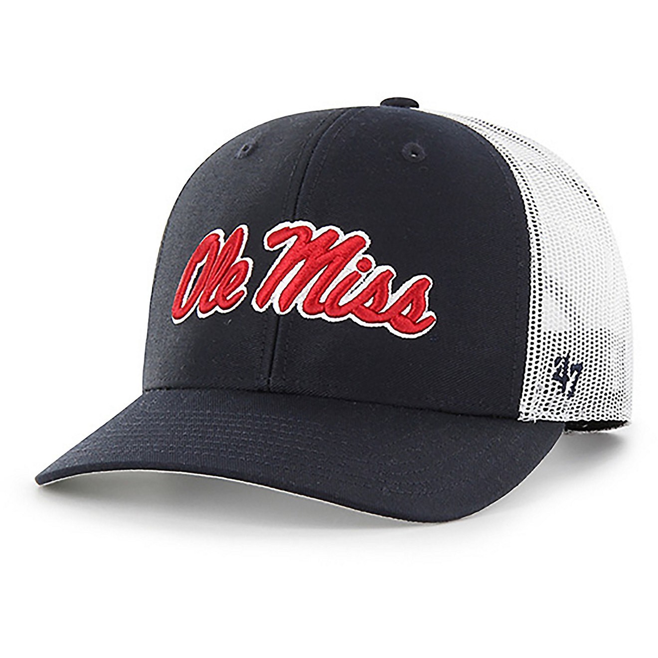 '47 OLE MISS REBELS TRUCKER HAT NAVY BRAND NEW