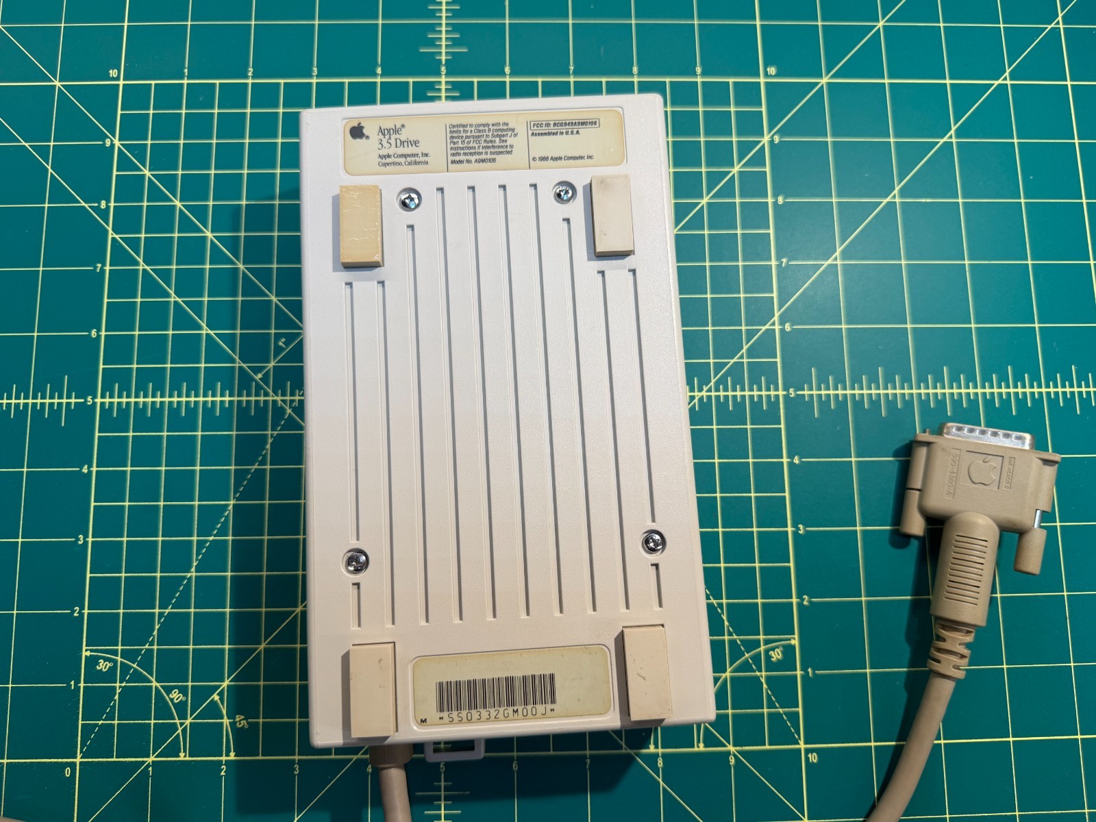 Apple 3.5 Drive A9M0106, New Eject Gear, Cleaned, lubricated, 100% working
