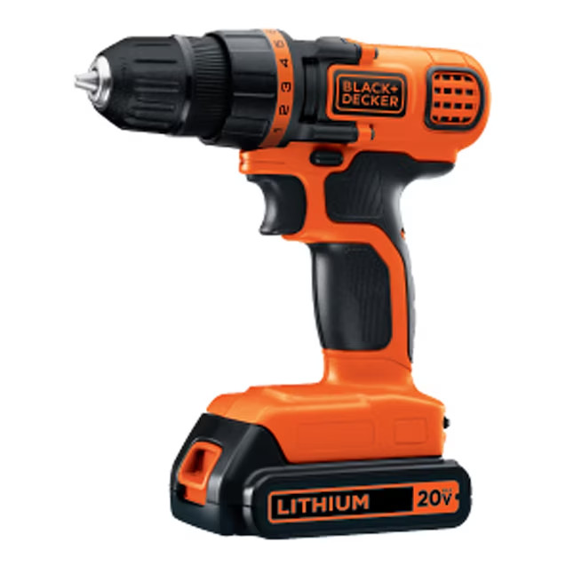 BLACK+DECKER 20V MAX* Power Tool Combo Kit, 4-Tool -BD4KITCDCRL