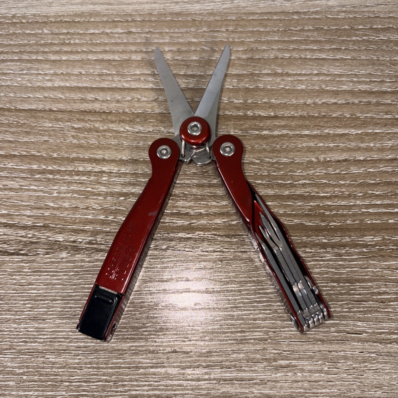 Schrade Tough Chip ST2 Compact Multi-Tool With Nylon Sheath USA