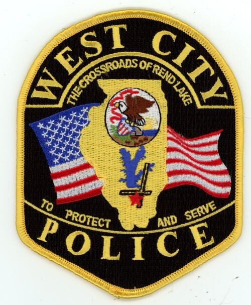 ILLINOIS IL WEST CITY POLICE NICE SHOULDER PATCH SHERIFF