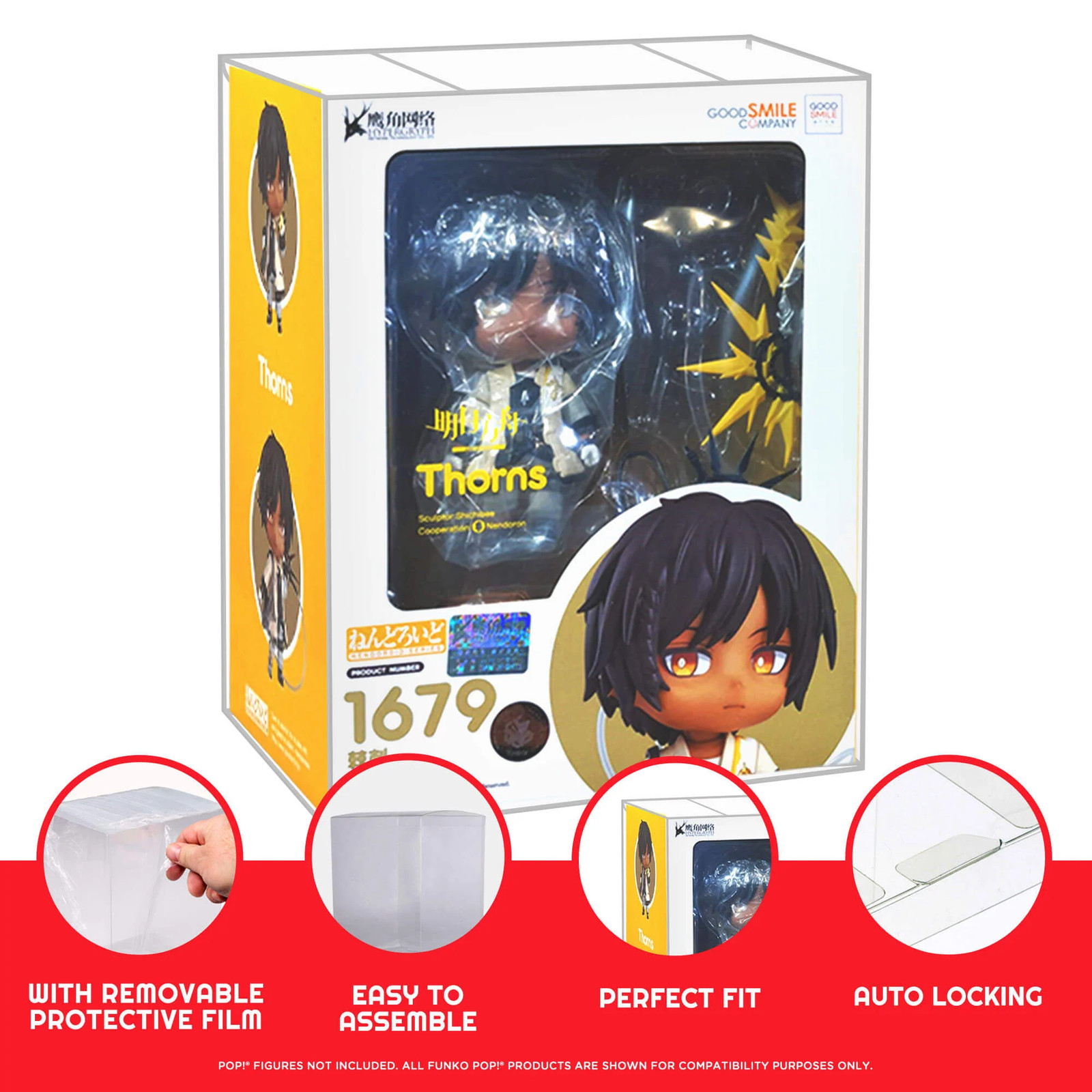 EVORETRO Nendoroid Box PET Protector 0.40MM Clear Protective Display Case