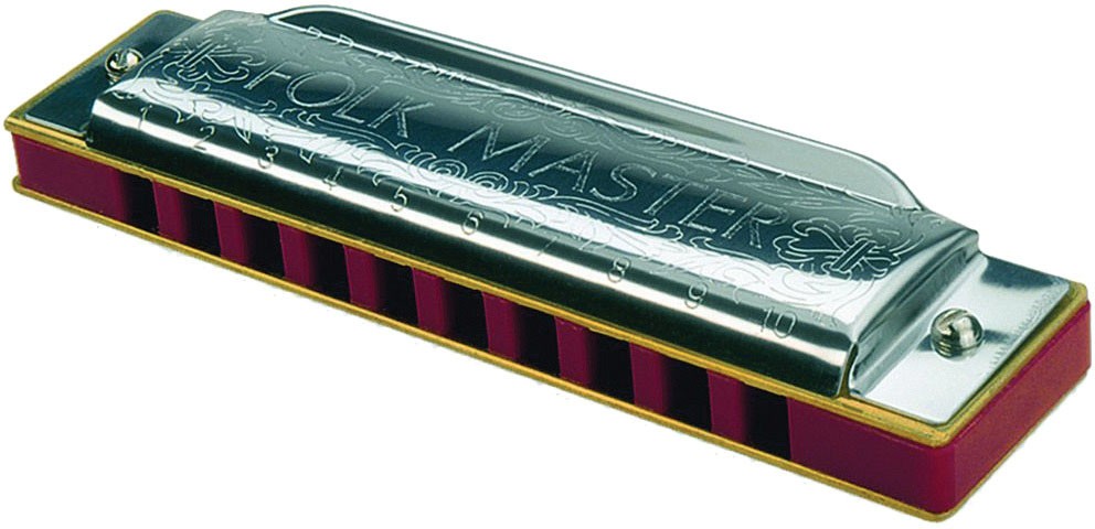 Suzuki Folkmaster Harmonica - Precision Laser-Tuned Folk Music Harmonica with