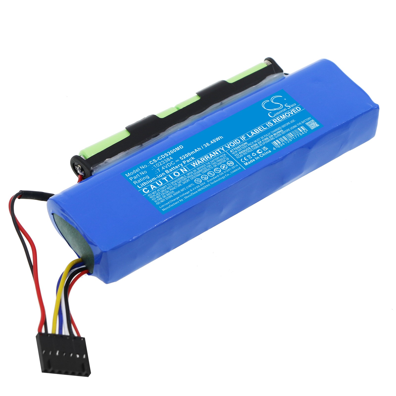Battery for Circadiance SmartMonitor 2PS 2PSL 2 PS PSL 1023384 CS-CDS200MD 7.4v