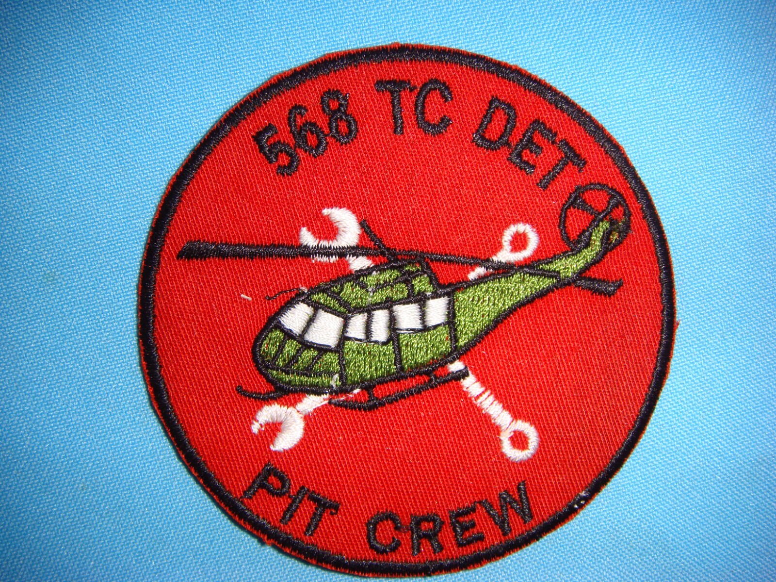 VIETNAM WAR PATCH, US 568th TRANSPORT COMPANY DETACHMENT PIT CREW
