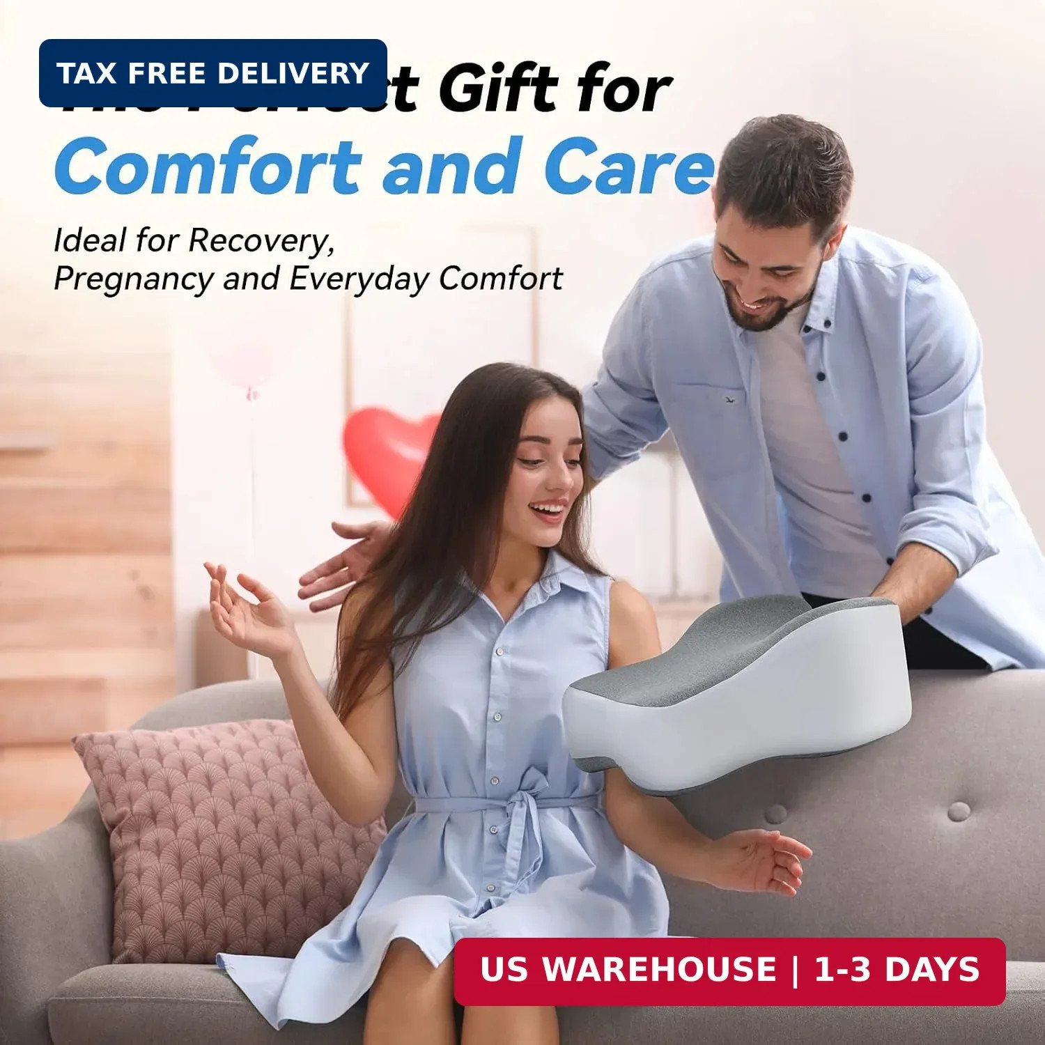 Knee Pillow for Side Sleepers,Leg Pillows for Sciatica,Knees,Hips,Joints Between