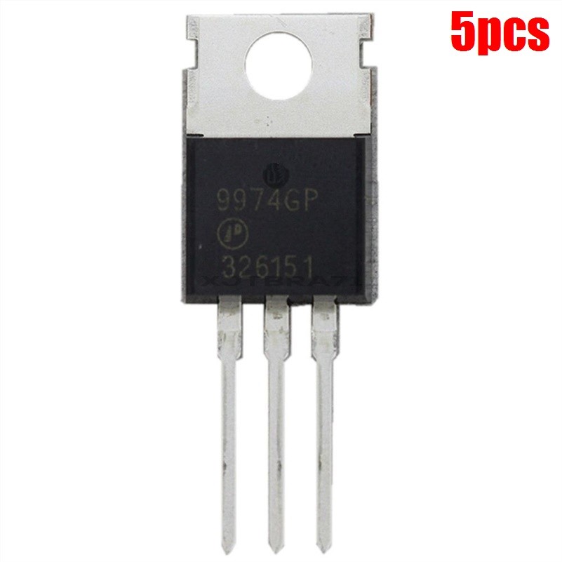 5Pcs Sf N-Channel AP9974GP 9974Gp 72A 60V Mosfet TO-220 Ic New qr