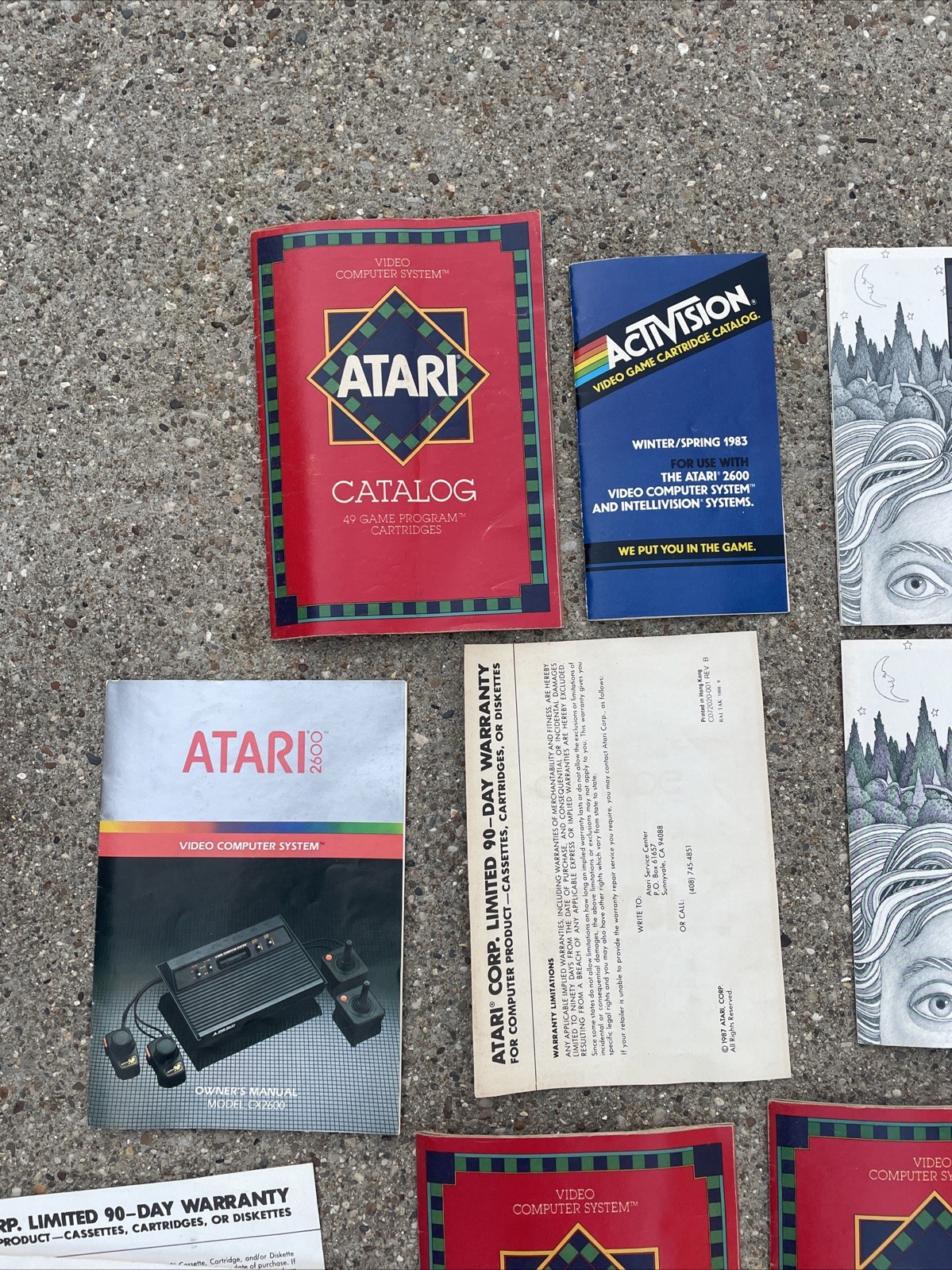Atari Manual Lot