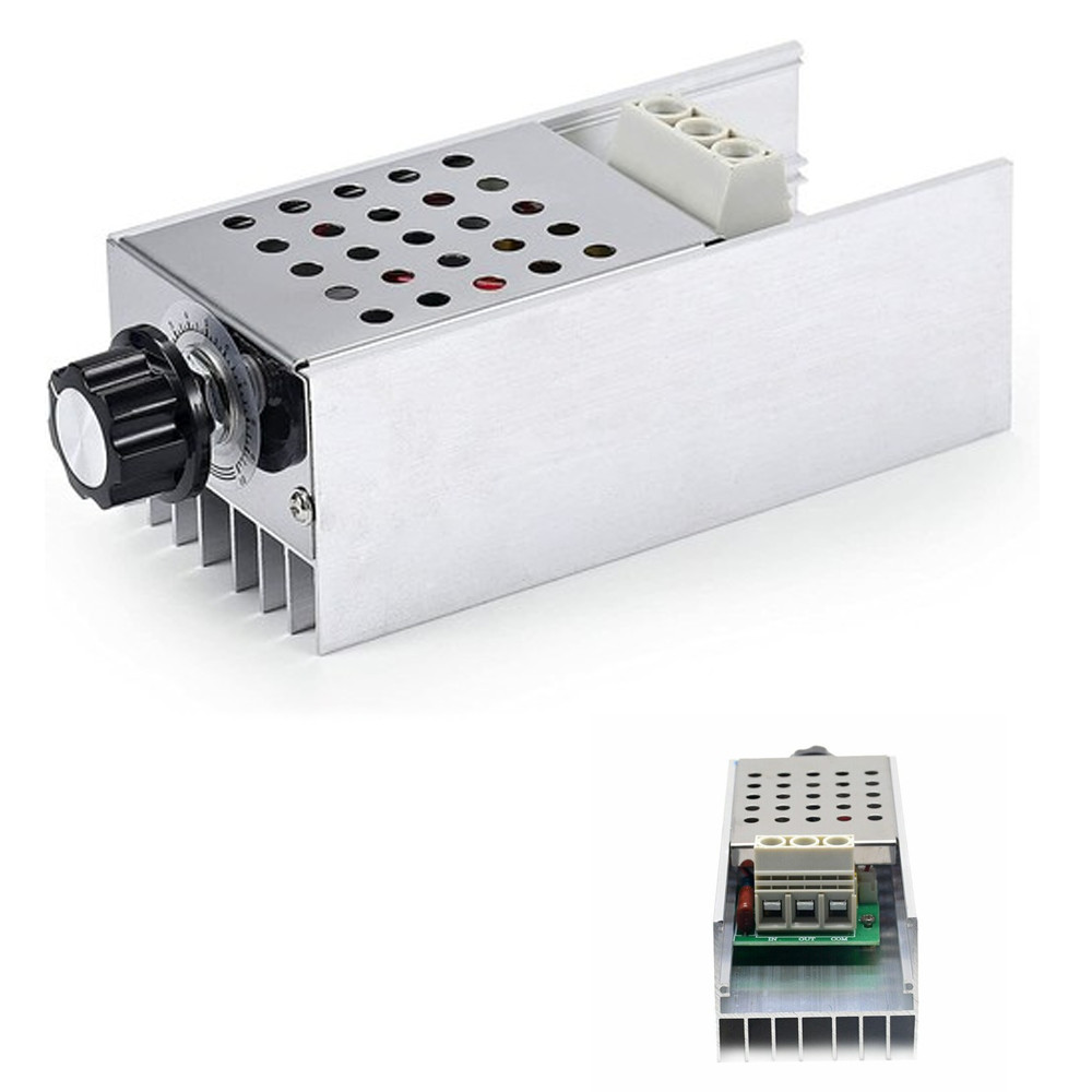 6000W SCR Motor Speed Controller Volt Regulator Thermostat Dimmer AC 110-220V