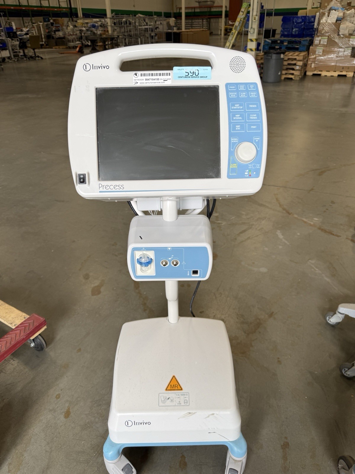 Invivo Precess MRI 3160 Patient Monitor w/ Patient Module Battery Charger