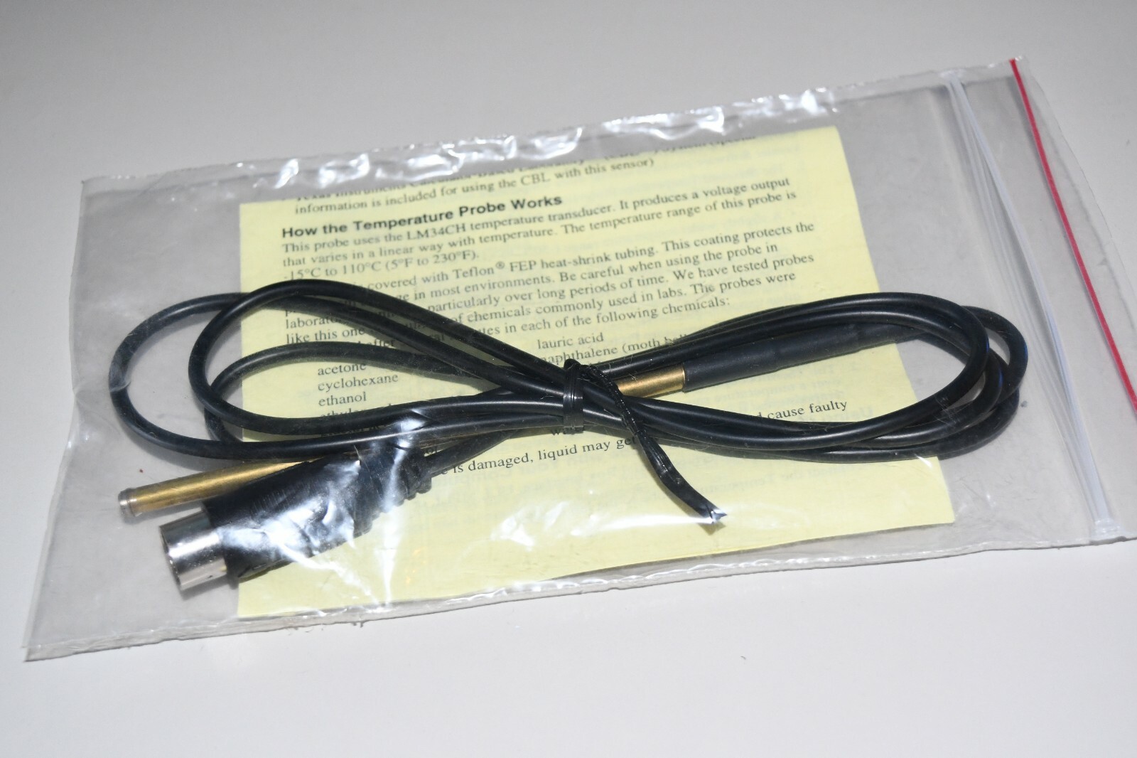 Vernier DCT-DIN Direct Connect Temperature Probe New (2H)