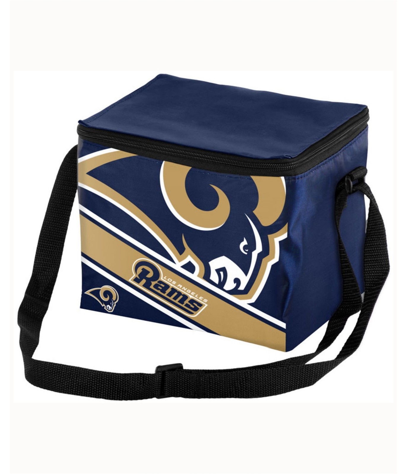 Forever Collectibles Mens LA Rams Lunch Bag, Blue, Small (17 in. - 22 in.)