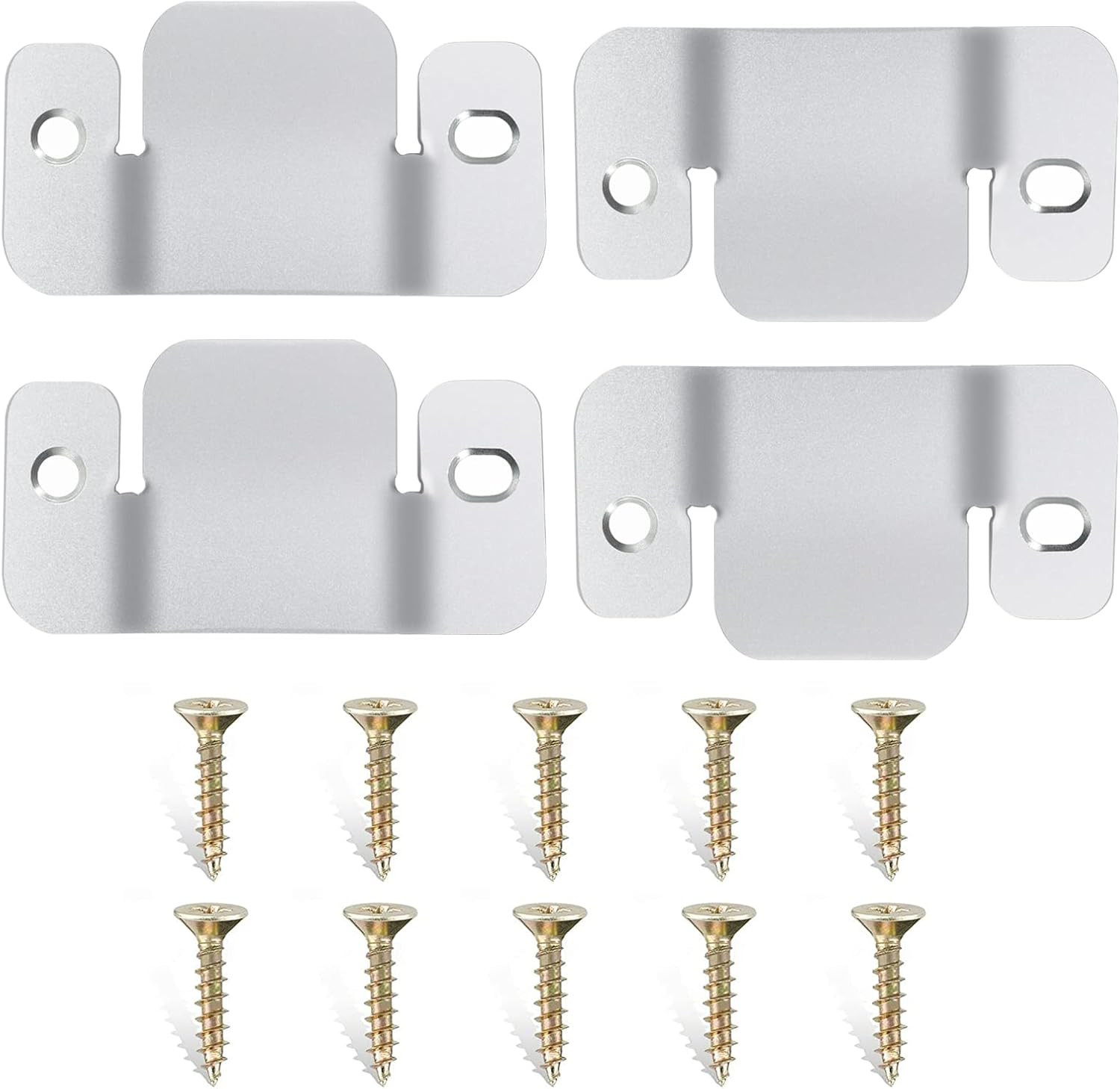 DEEPDREAM 4 Pcs Sectional Couch Connectors Metal Couch Clips Sofa Connector Inte