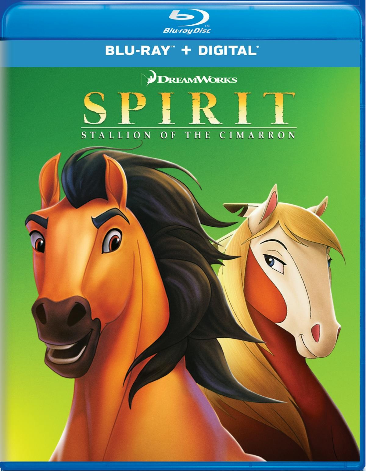 Spirit - Stallion of the Cimarron Blu-ray Matt Damon NEW