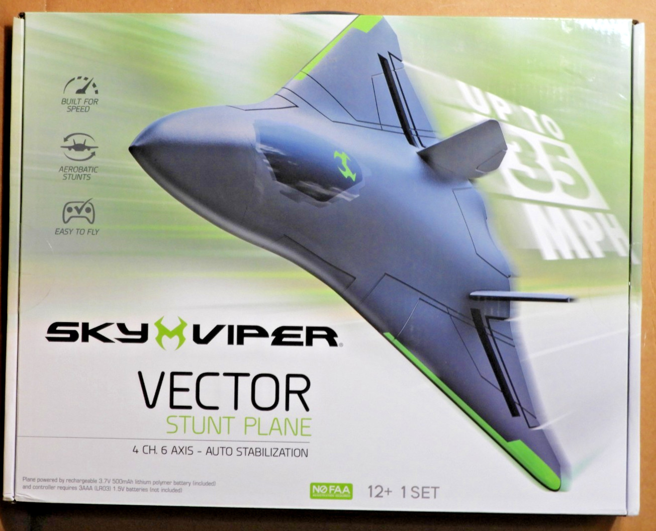 SKY VIPER VECTOR (STUNT PLANE) 4CH,6 AXIS-AUTO STABILIZATION 2023   NEW/SEALED!!