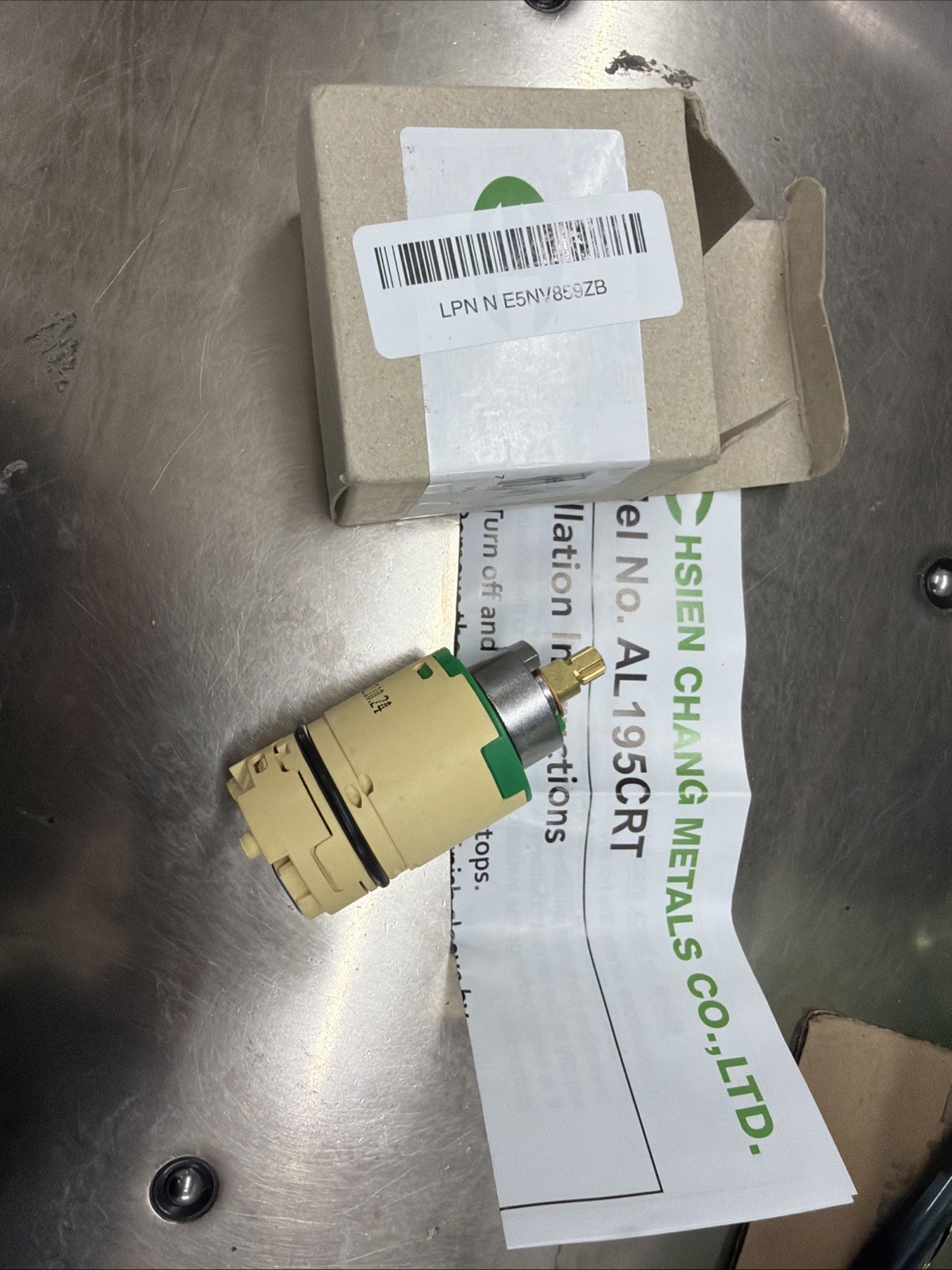 Hsien Chang AL195CRT AquaLeader Ceramic Cartridge Pressure Balance Valve