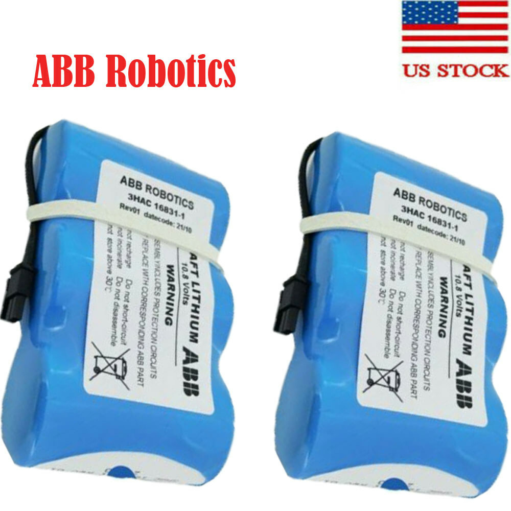 2pcs US SHIPPING ABB Robotics 3HAC16831-1 SAFT ABB 10.8V. 17000mah Battery NEW
