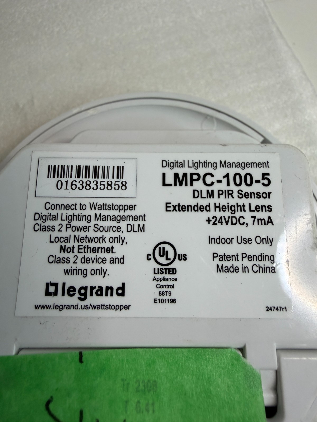 Wattstopper LMPC-100-5 Digital PIR Occupancy Sensor