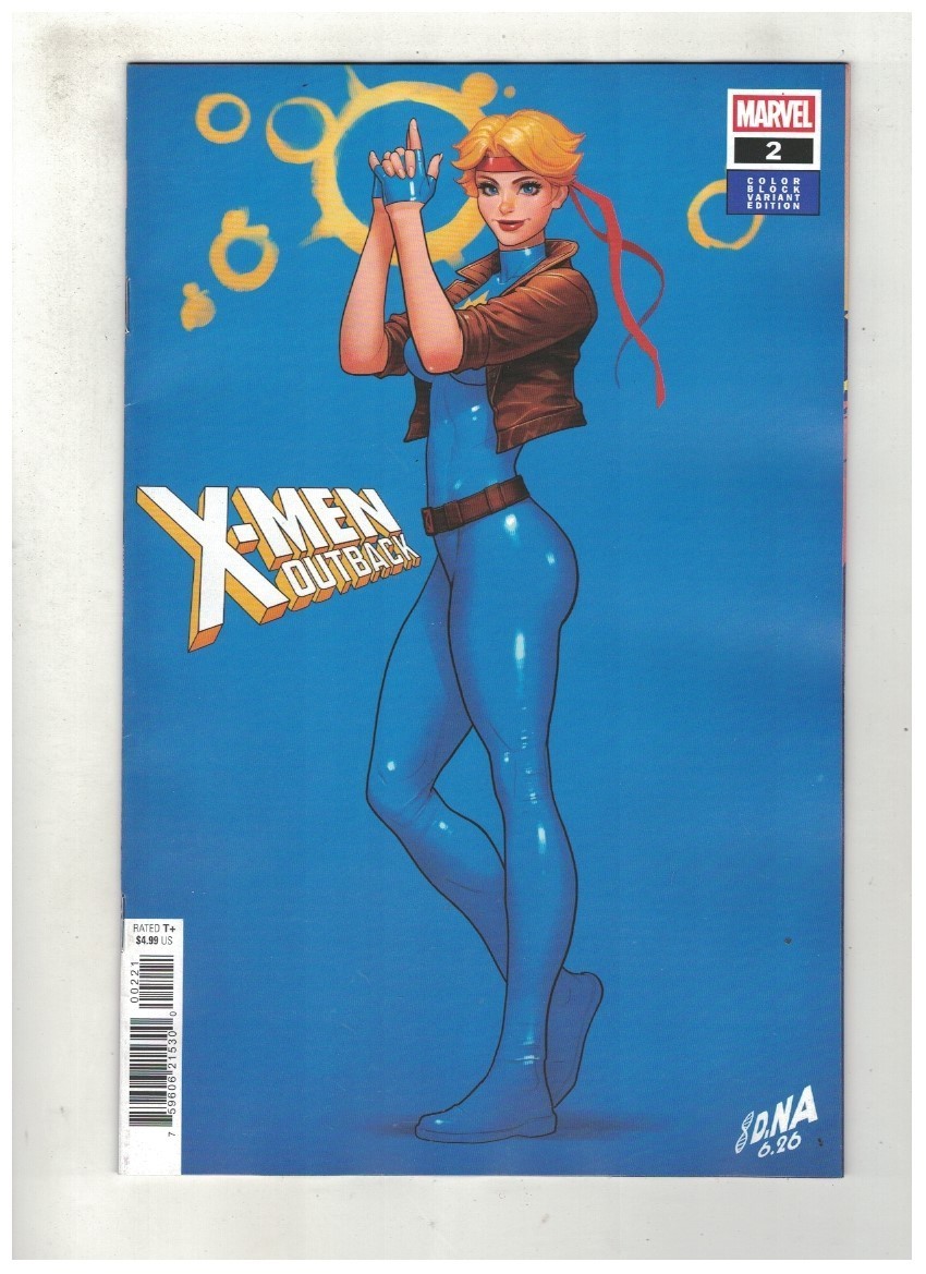 X-MEN: OUTBACK #2 - DAVID NAKAYAMA COLOR BLOCK BLUE VARIANT COVER - MARVEL/2026