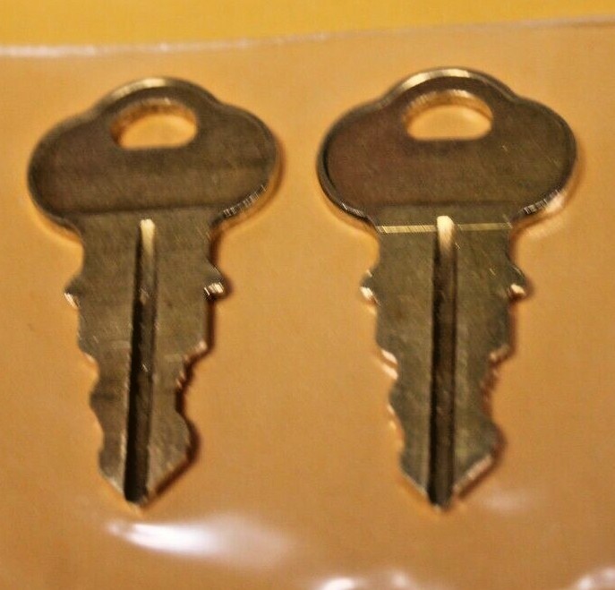 C2201-C2400 Two keys Chicago Style Double Sided Keys. cut and ready to use.