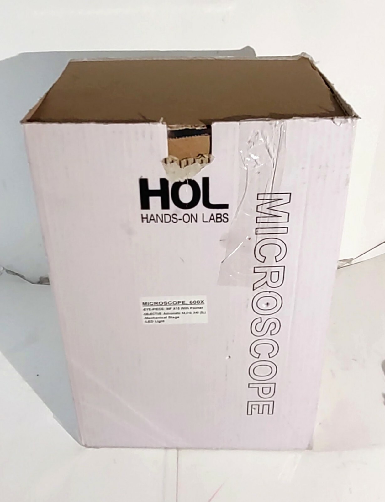 HOL microscope 600X Stage LED light Hands on Lab, BRAND NEW