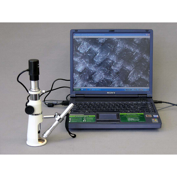 AmScope H50 50X Stand / Shop / Monocular Measuring Stereo Microscope + Pen Light