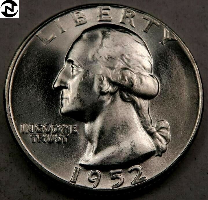 1952 Washington Quarter ~ Gem BU ~ 90% Silver