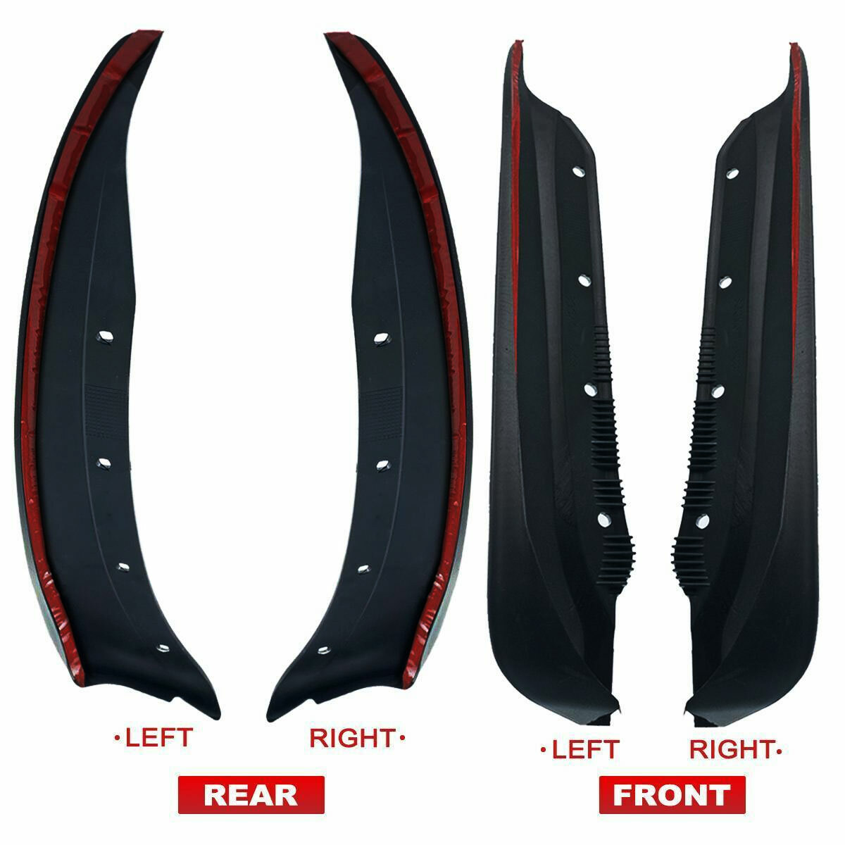 4Pcs Splash Guards Mud Flaps for Chevrolet Corvette C6 2005-2013 Front & Rear
