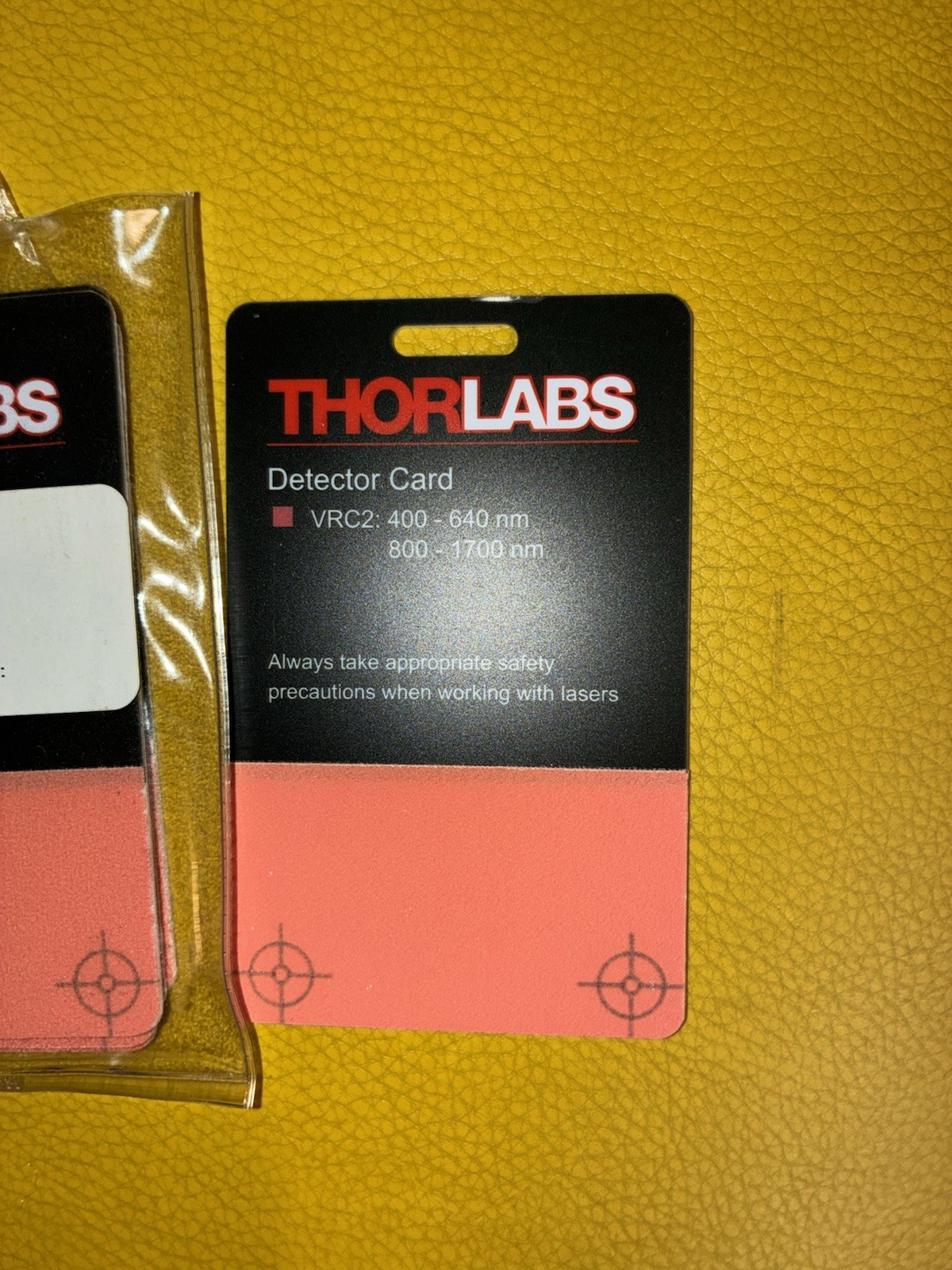 Thorlabs VRC2 Laser Alignment Detector Card.