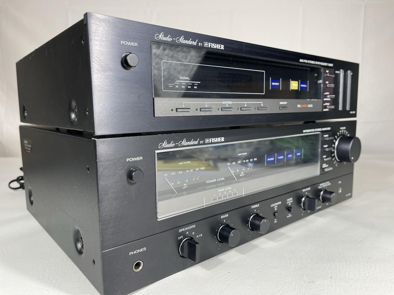 Fisher CA-880 Vintage Integrated Stereo Amplifier & Matching Tuner FM-660 Clean!
