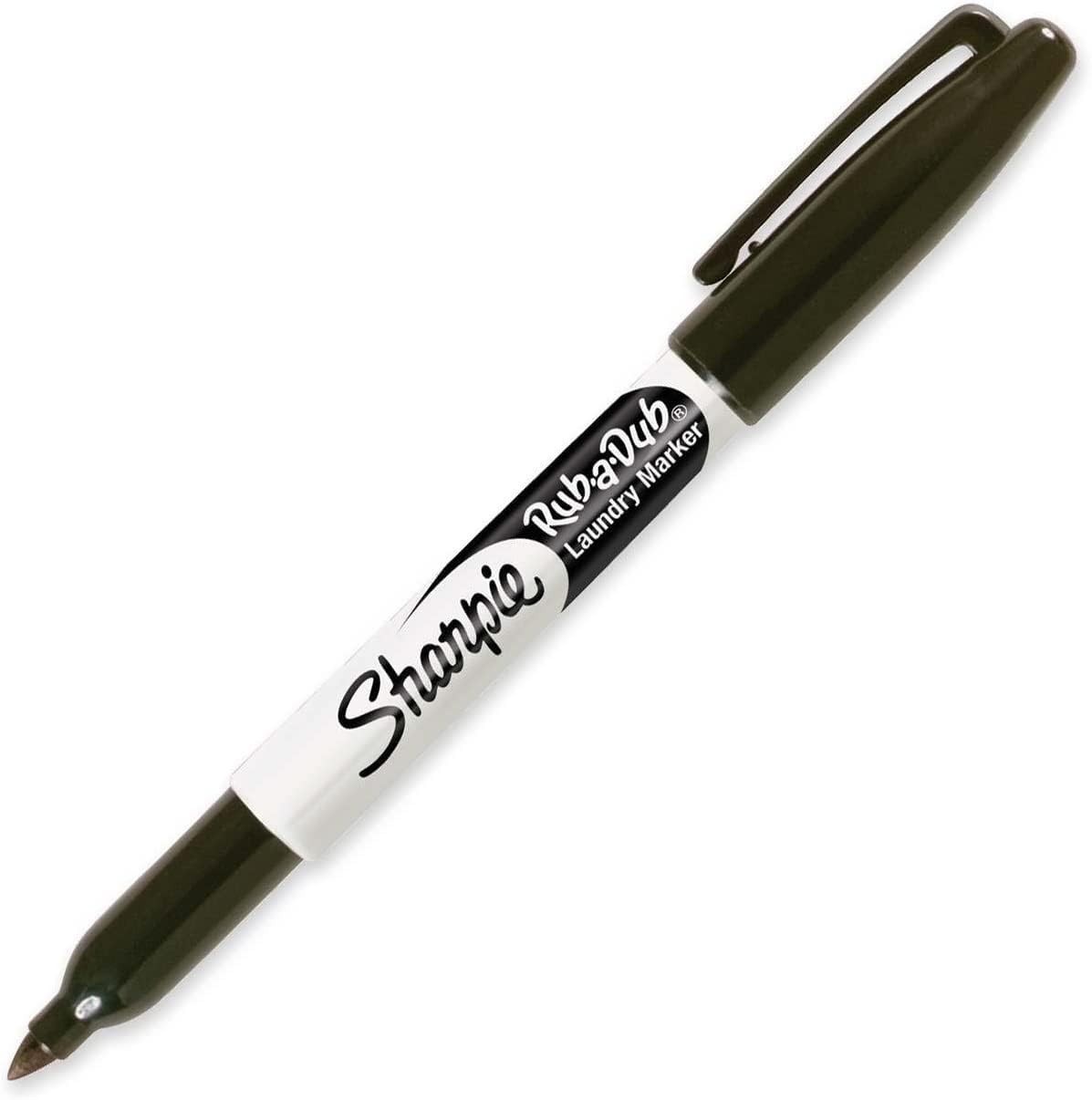Precision Black Fine Point Permanent Marker - 1 Count, Waterproof & Versatile