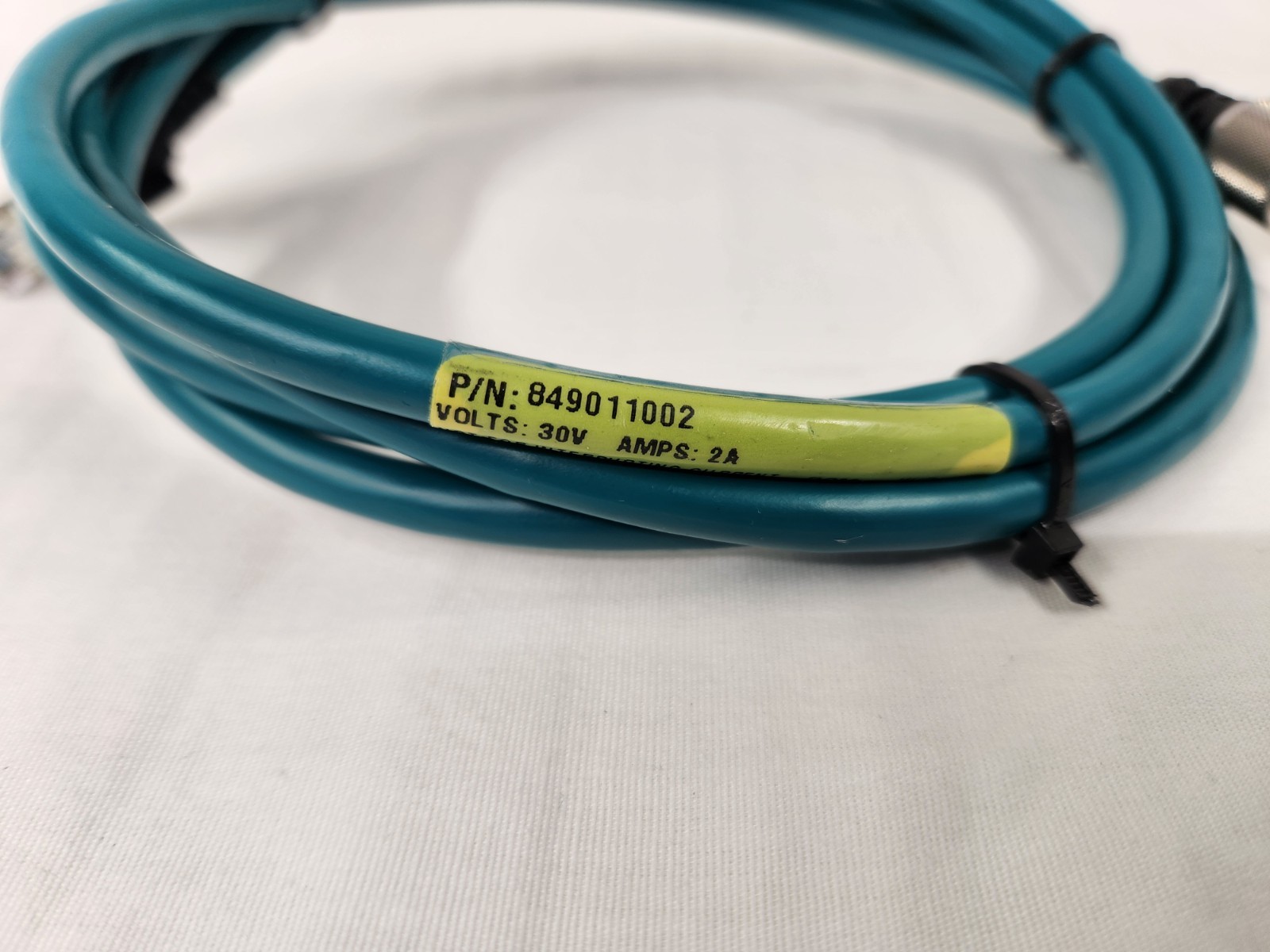 COGNEX CCB-84901-1002-02 / CCB84901100202 Ethernet Camera Cable 30 volt, 2 amp