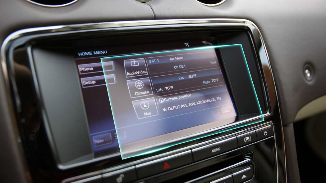 Crystal Clear Screen Protector for 2011 Jaguar XJL Vehicle Navigation