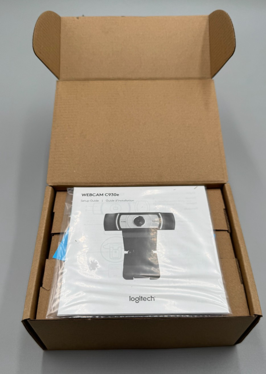Logitech C930E 30 fps 1080p Video Webcam With Box Exceptional Condition