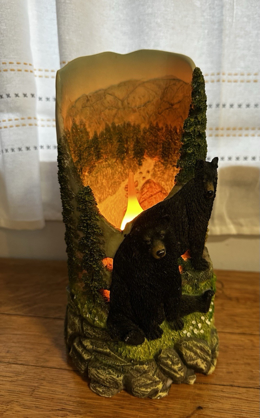 Woodland Things Bear Night Light 9” Tall